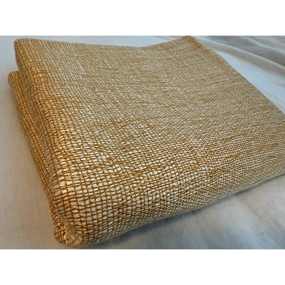 Vintage new orangish brown retro Fabric 35